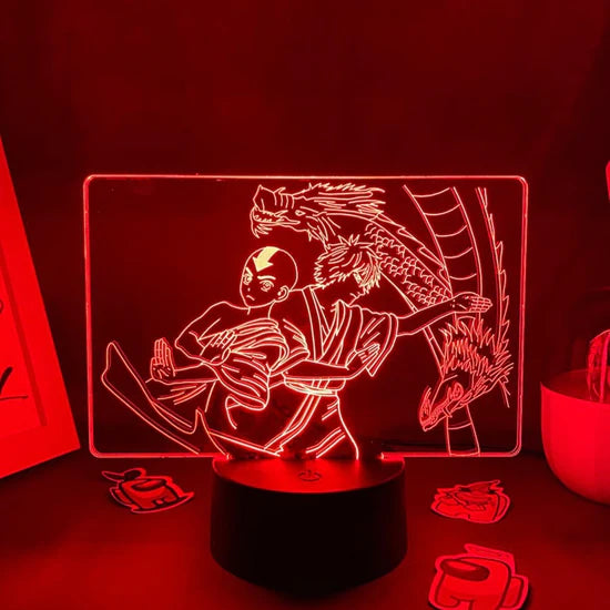 Aang & Zuko Dragon LED Light