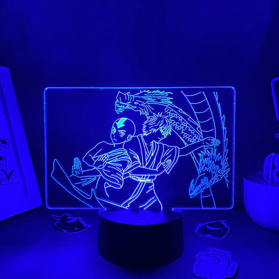 Aang & Zuko Dragon LED Light